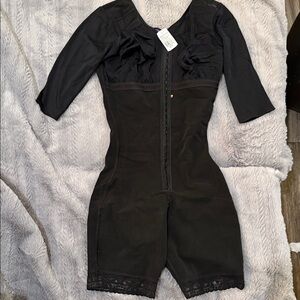 Post op Black Shapewear Bodysuit